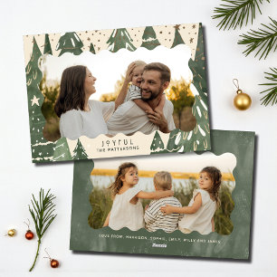 Árboles de Navidad de Invierno Familiares Foto 2 A
