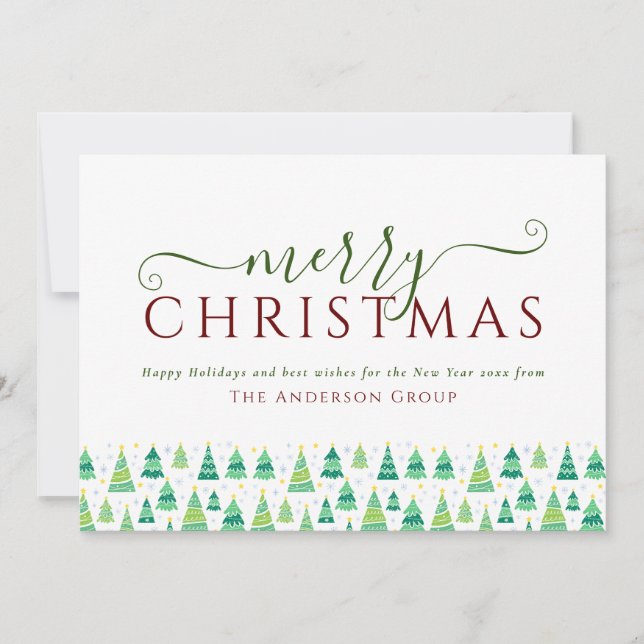 Árboles de Navidad Empresa Negocios (Anverso)