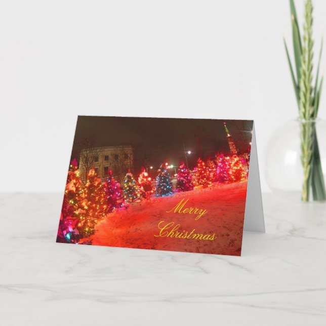Árboles De Navidad En La Ciudad (Anverso)