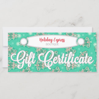 Árboles de Navidad en la menta - Certificado de re