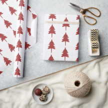 Árboles de Navidad envolver papel de envolvimiento