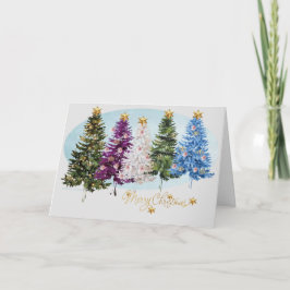 Árboles de Navidad Felicitación