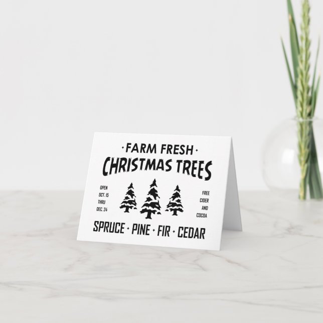 ÁRBOLES DE NAVIDAD FRESCOS DE GRANJA (Anverso)