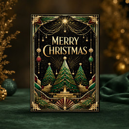 Árboles de Navidad glamurosos Art Déco
