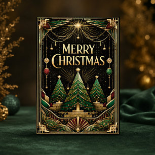 Árboles de Navidad glamurosos Art Déco