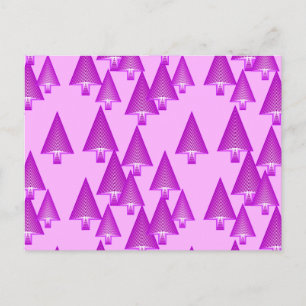 Árboles de navidad metálicos modernos - violeta