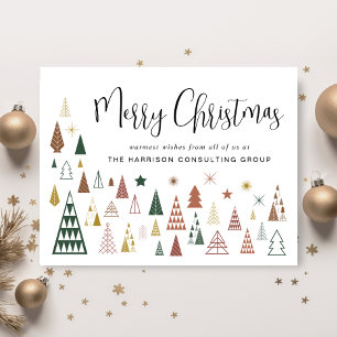 Árboles de Navidad Mínimos Negocios Código QR Corp