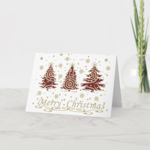 Árboles de Navidad modernos decorados
