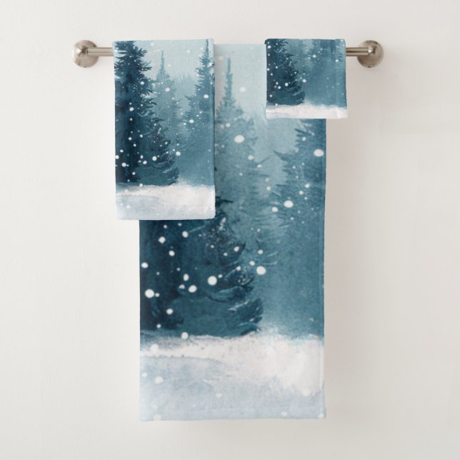 Árboles de Navidad Nevados  (In situ)