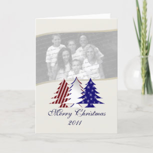 Árboles de navidad patrióticos