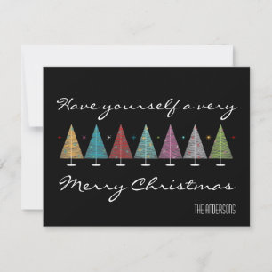 Árboles de Navidad retro
