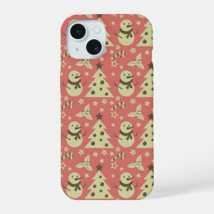 Árboles de Navidad retro estrella de berry caramel