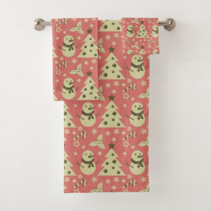 Árboles de Navidad retro estrella de berry caramel