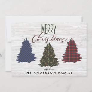 Árboles de Navidad Rústicos de Campo y TU FOTO