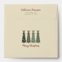 Árboles de Navidad Rústicos Personalizados de Fies