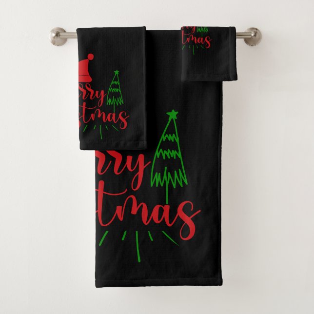 Árboles de Navidad Texto en Negro (In situ)