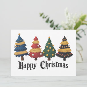 Árboles de Navidad Vacaciones Feliz Navidad Grunge