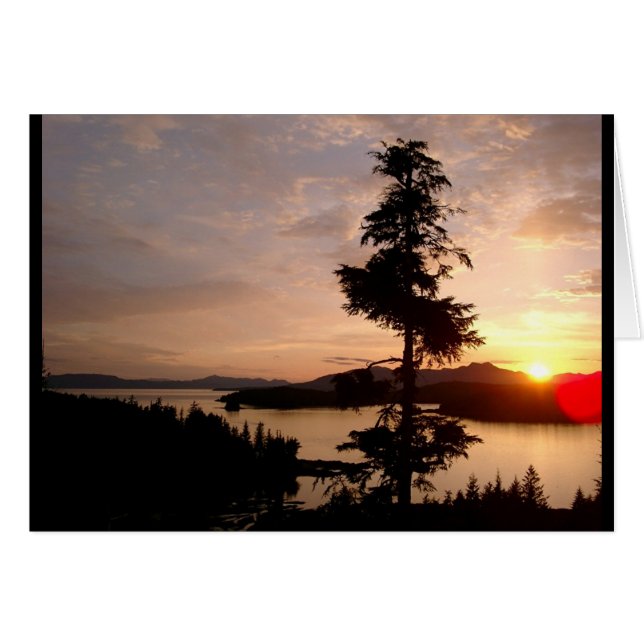 Árboles de ocaso y cedro (Anverso (Horizontal))