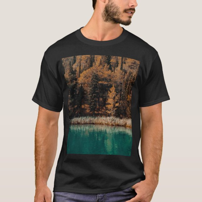 Árboles de otoño Camiseta activa (Anverso)