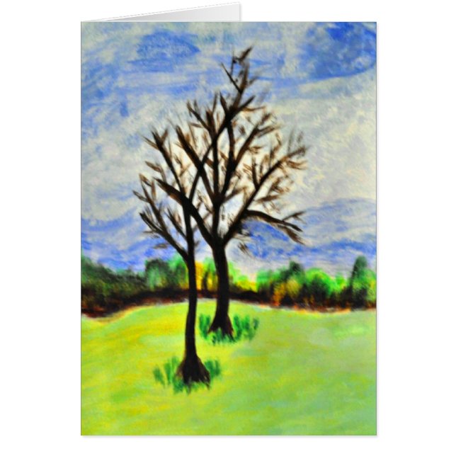 Árboles de pacana de la invernada en Georgia (Frente)