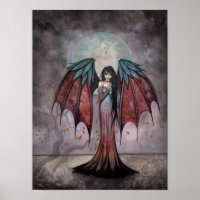 Árboles de Sombra Arte Gótico de Hadas Vampiro
