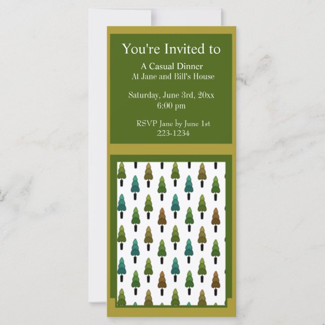 Árboles de vacaciones (Anverso)