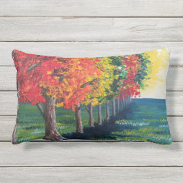 "Árboles del otoño 1" almohada al aire libre