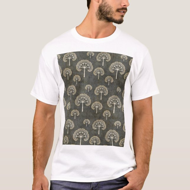 Árboles en camisetas de invierno (Anverso)