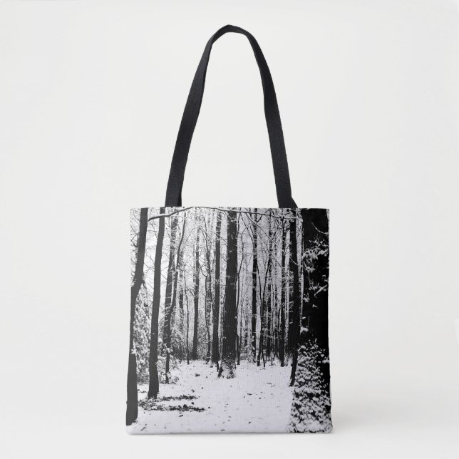 Árboles en la bolsa de asas de la nieve (Anverso)