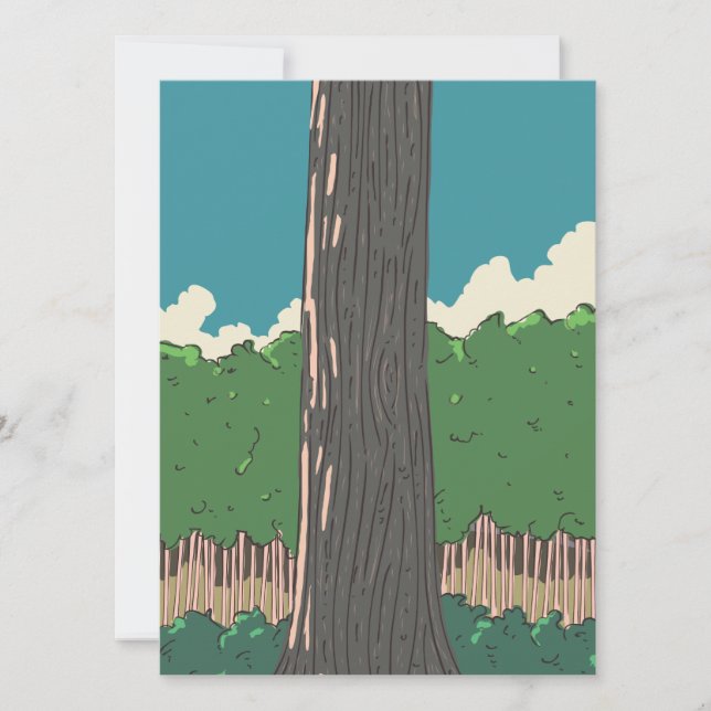 Árboles forestales japoneses (Anverso)