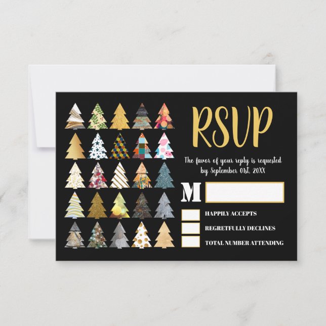 Árboles frutales, Fiesta de Navidades RSVP (Anverso)