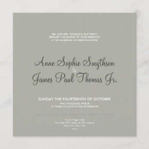 Árboles invitación a la boda moderna
