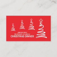 Árboles mágicos, Navidades Fiesta Invitación al bi