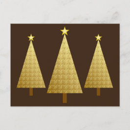 Árboles modernos de Navidad en Relieve metalizado