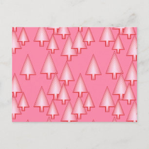 Árboles modernos metálicos de Navidad - rosa coral