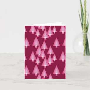 Árboles modernos metálicos de Navidad - rosa y vin