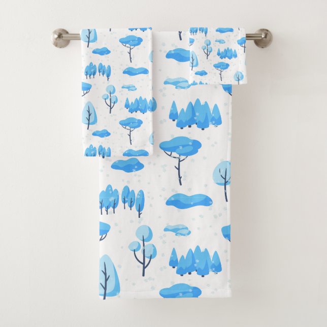 Árboles nevados (In situ)