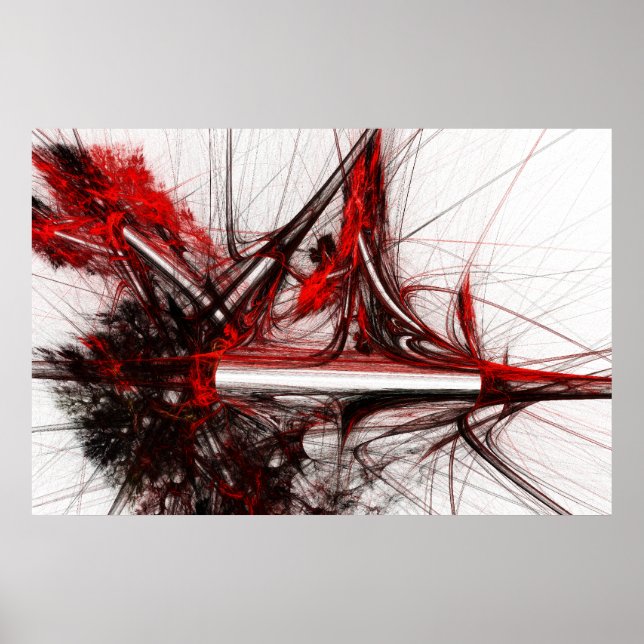 árboles rojos 1 [detalle] enorme impresión digital (Frente)