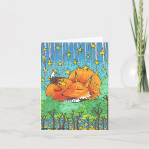 Árboles soñados Personalizado Fox + Tarjetas de No
