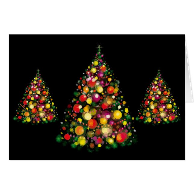 Árboles-tarjetas de navidades (Anverso (Horizontal))