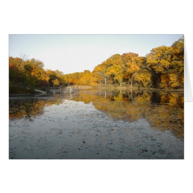 Árboles y charca de oro (Anverso (Horizontal))