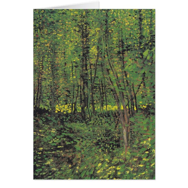 Árboles y maleza de Van Gogh (Frente)