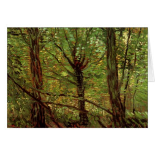 Árboles y subcrecimiento por Vincent van Gogh