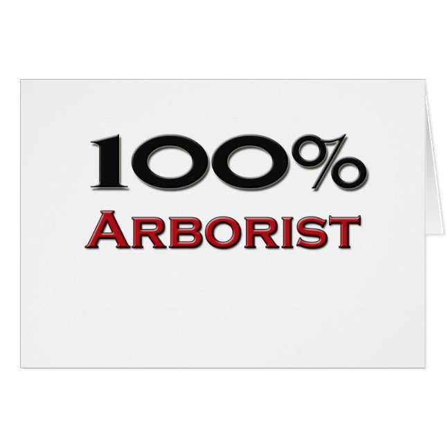 Arborista del 100 por ciento (Anverso (Horizontal))