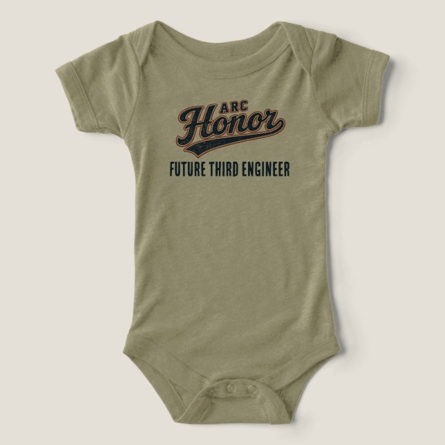 ARC Honor Future Tercer Ingeniero Baby One-Z (Diseño delantero )