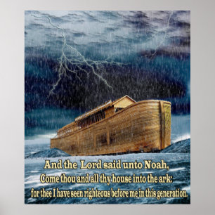 Arca de s de Noah " y arte del rezo