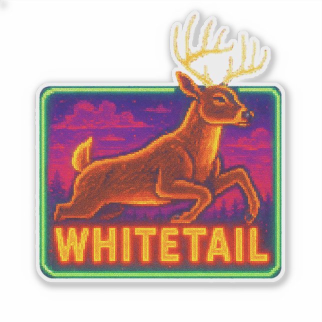 Arcade Whitetail Pegatina (Anverso)
