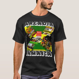 ARCADIA JAMAICA Camiseta oscura básica