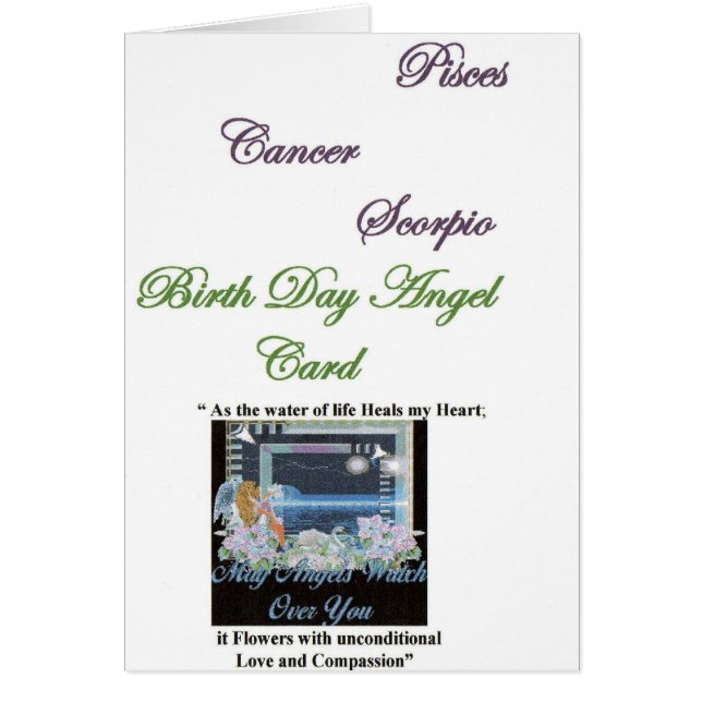 Arcángel de Piscis, cáncer, escorpión de Gabriel (Frente)