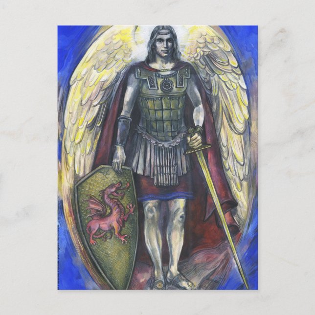 Arcángel Michael, 3 - postal (Anverso)